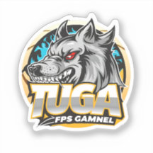 TUGA Wolf Gaming Logo Esports-Stil