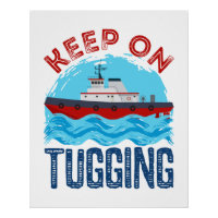 Tugboat Behielt auf Umarmung