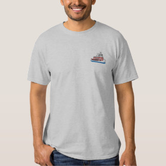 Tugboat Besticktes T-Shirt