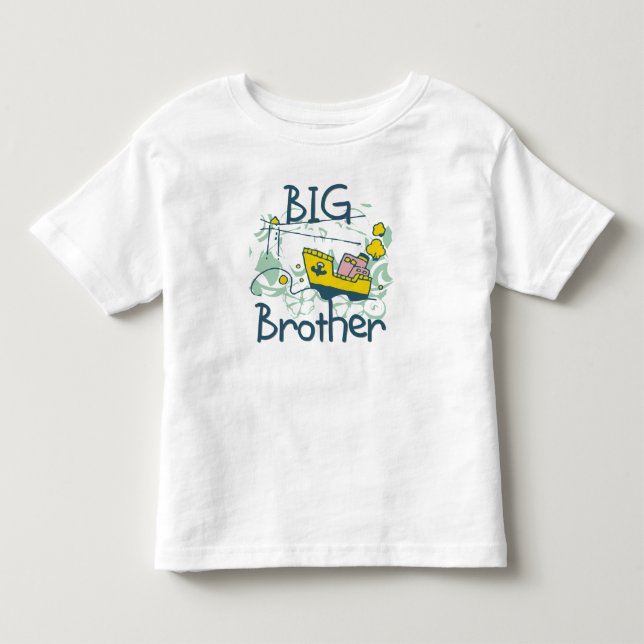 Tugboat Big Brother Kleinkind T-shirt (Vorderseite)