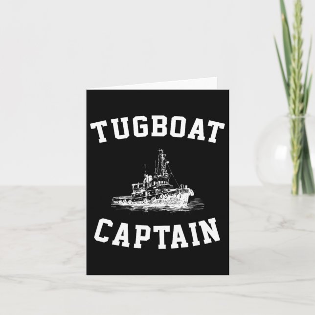 Tugboat Captain Karte (Vorderseite)