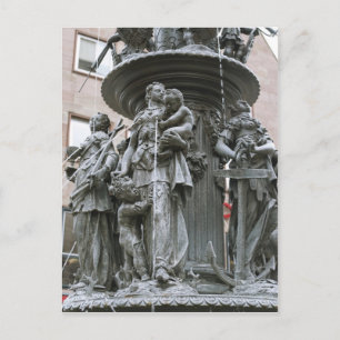 Tugendbrunnen in Nürnberg Postkarte