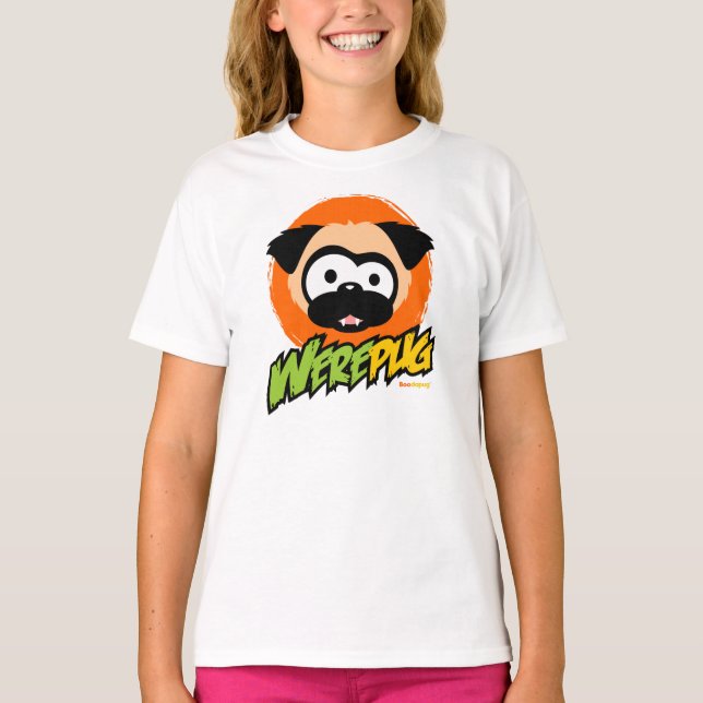 Tugg der WerePug Weiß-T - Shirt (Vorderseite)