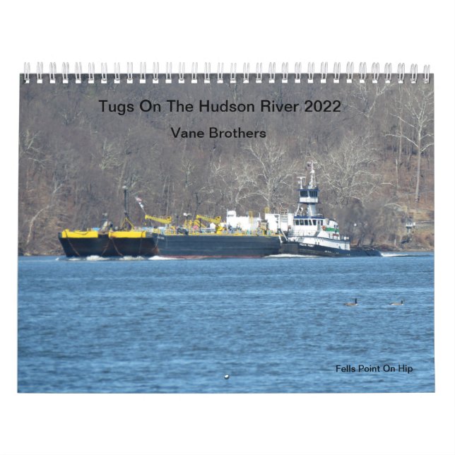 Tugs on the Hudson River 2022 Vane Bros. Kalender (Titelbild)