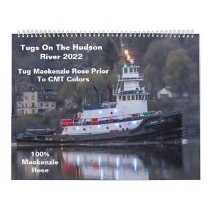 Tugs Sur Le Calendrier Rose Du Mackenzie Du Fleuve