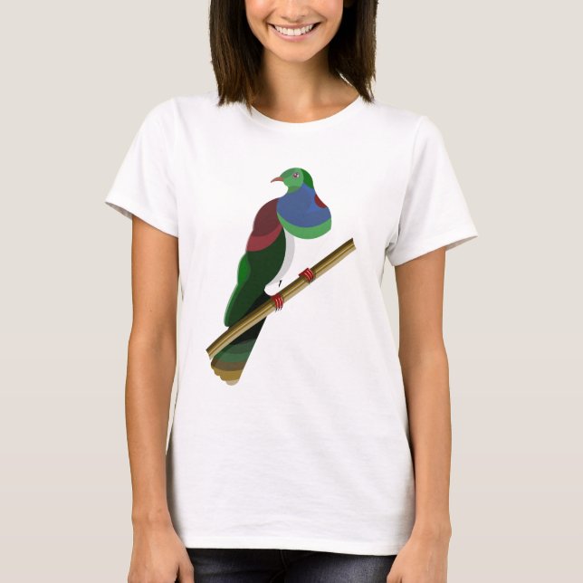 Tui Kereru NZ Bird T-Shirt (Vorderseite)