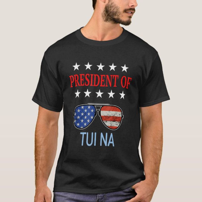 Tui Na Healing Accessories US Flaggentherapeut sag T-Shirt (Vorderseite)