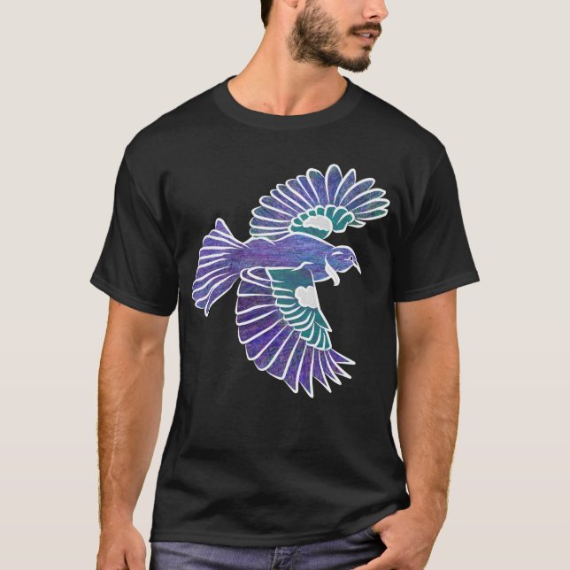 Tui New Zealand Bird T-Shirt (Vorderseite)