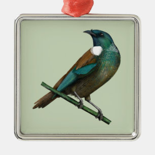 Tui New Zealands Bird Ornament Aus Metall