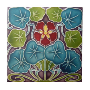 Tuile d'eau Art nouveau en céramique carreaux mura