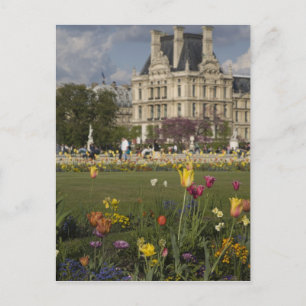 Tuileries Garden, Louvre, Paris, Frankreich Postkarte