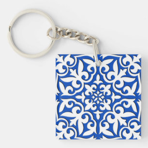Tuiles marocaines - bleu cobalt et blanc