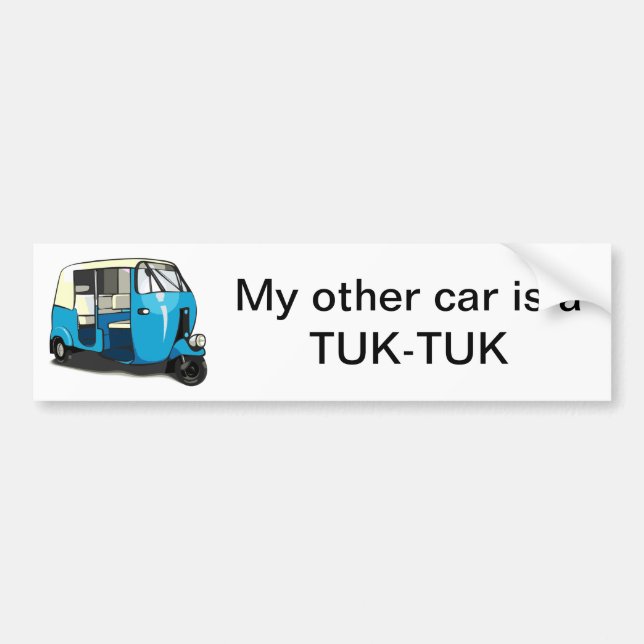 TUK TUK Autoaufkleber (Vorne)