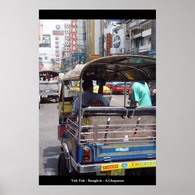 Tuk Tuk Bangkok Poster (Vorne)
