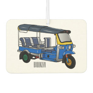 Tuk Tuk Cartoon Illustration Autolufterfrischer