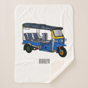 Tuk Tuk Cartoon Illustration Sherpadecke