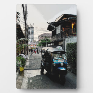 Tuk Tuk in Bangkok Thailand Fotoplatte