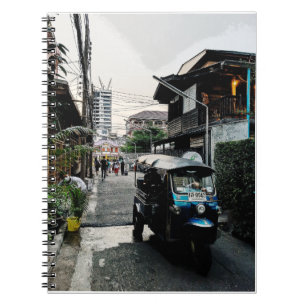 Tuk Tuk in Bangkok Thailand Notizblock