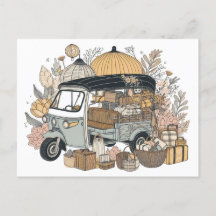 Tuk-tuk-Postkarte