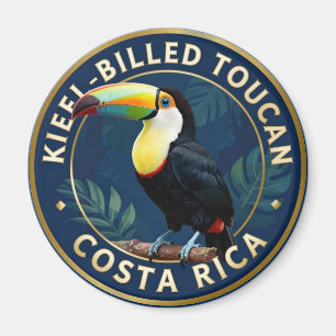 Tukan mit farbenfrohem Schnabel Costa Rica Tropisc Magnet