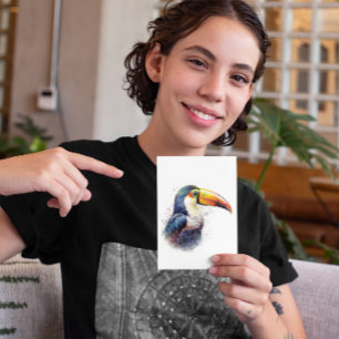 Tukan Tropicaler Prunk Postkarte