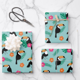Tukane Geschenkpapier Set