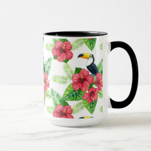 Tukanisches und tropisches Bouquet Tasse