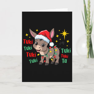 Tuki Tuki Donkey Tis The Season Mexican Spanisch W Karte
