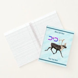 Tuktu - Karibu im Schnee Notizbuch