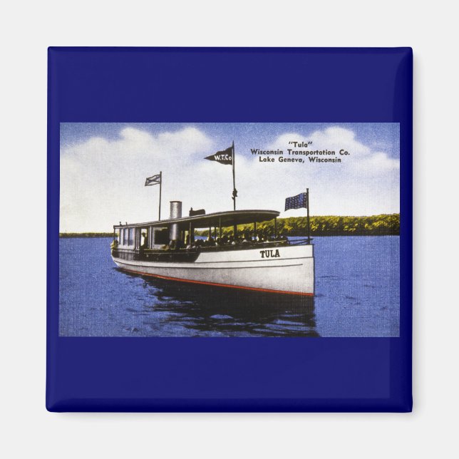 "Tula" Wisconsin Transportation Co. Magnet (Vorne)