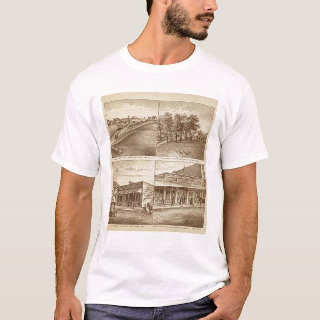 Tulare Co Ranchs, Büros T-Shirt (Vorderseite)