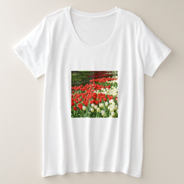 Tulières rouges et blanches (Design devant)