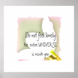 Tulilp Rumi Zitat Poster