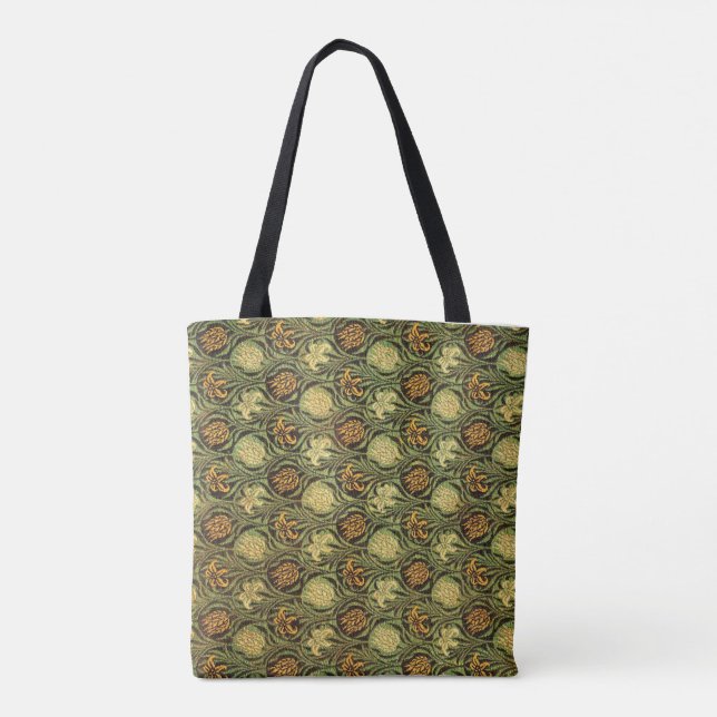 Tulip and Lily, famous pattern, Tasche (Rückseite)