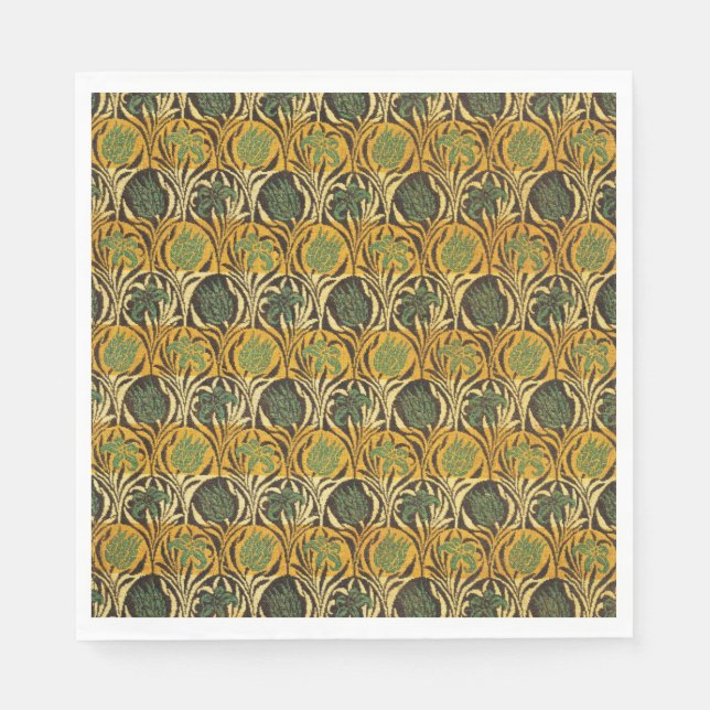 Tulip and Lily Pattern (von William Morris) Serviette (Vorderseite)