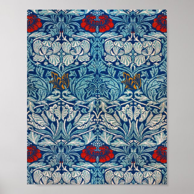 Tulip and Rose (1890) von William Morris Poster (Vorne)