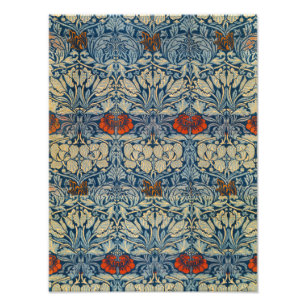 Tulip and Rose Date, Design 1876 William Morris Fotodruck