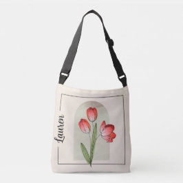 Tulip Art Crossbody Bag Tragetaschen Mit Langen Trägern