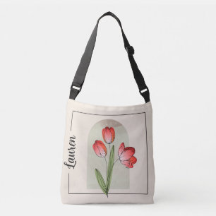 Tulip Art Umhängetasche Tragetaschen Mit Langen Trägern
