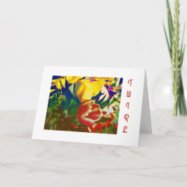 Tulip Birthday Card Karte