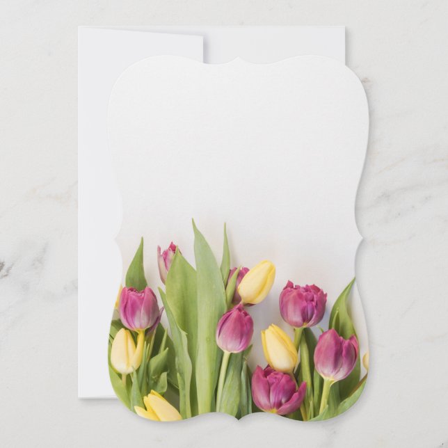 TULIP BLANK INVITE CARD (Vorderseite)
