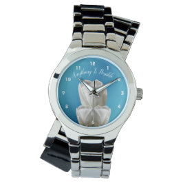 Tulip Blume Alles ist möglich Inspiration Armbanduhr
