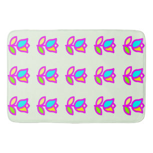 TULIP-BLUME-DESIGN FÜR IHREN TISCH BADEMATTE