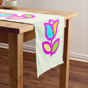 TULIP-BLUME-DESIGN FÜR IHREN TISCH KURZER TISCHLÄUFER