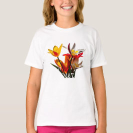 Tulip-Blume - Dunkel Geblüht T-Shirt