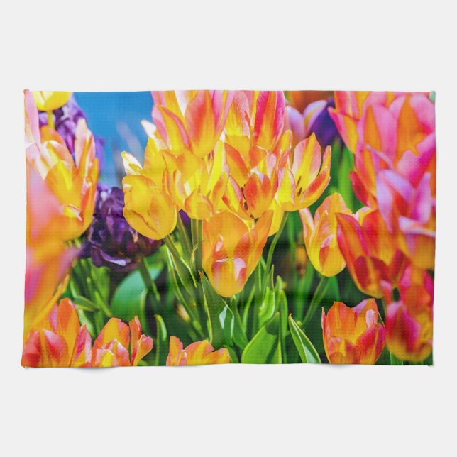 Tulip-Blume - Geblüht Handtuch (Horizontal)