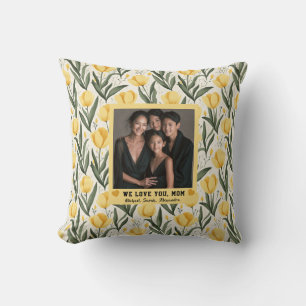 Tulip Botanical Mom Mum Mutter Luxus Kissen