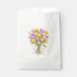 Tulip Bouquet Favor Taschen Geschenktütchen