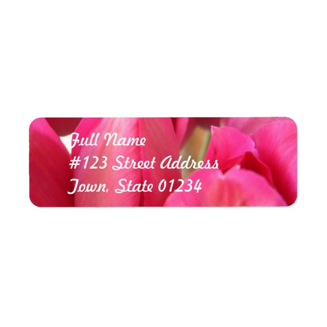 Tulip Bulbs Mailing Label (Vorne)