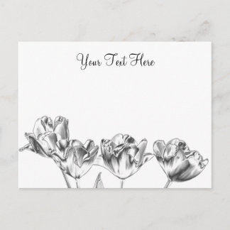 Tulip Chrome Postcard 2 Postkarte
